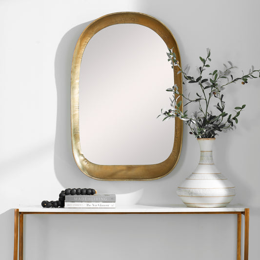 Uttermost Bradano Brass Arch Mirror  07086