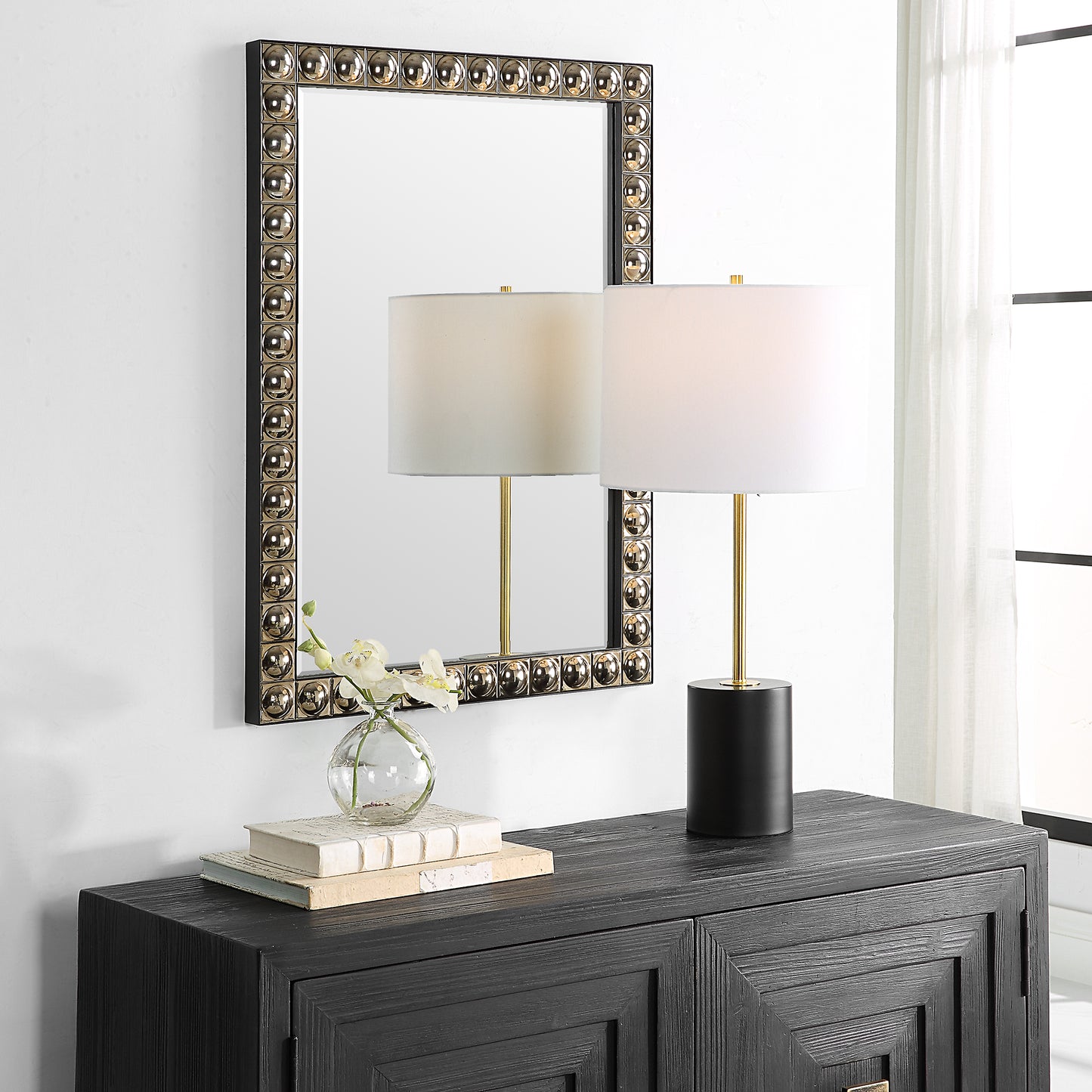 Uttermost Silvio Tiled Vanity Mirror 09944