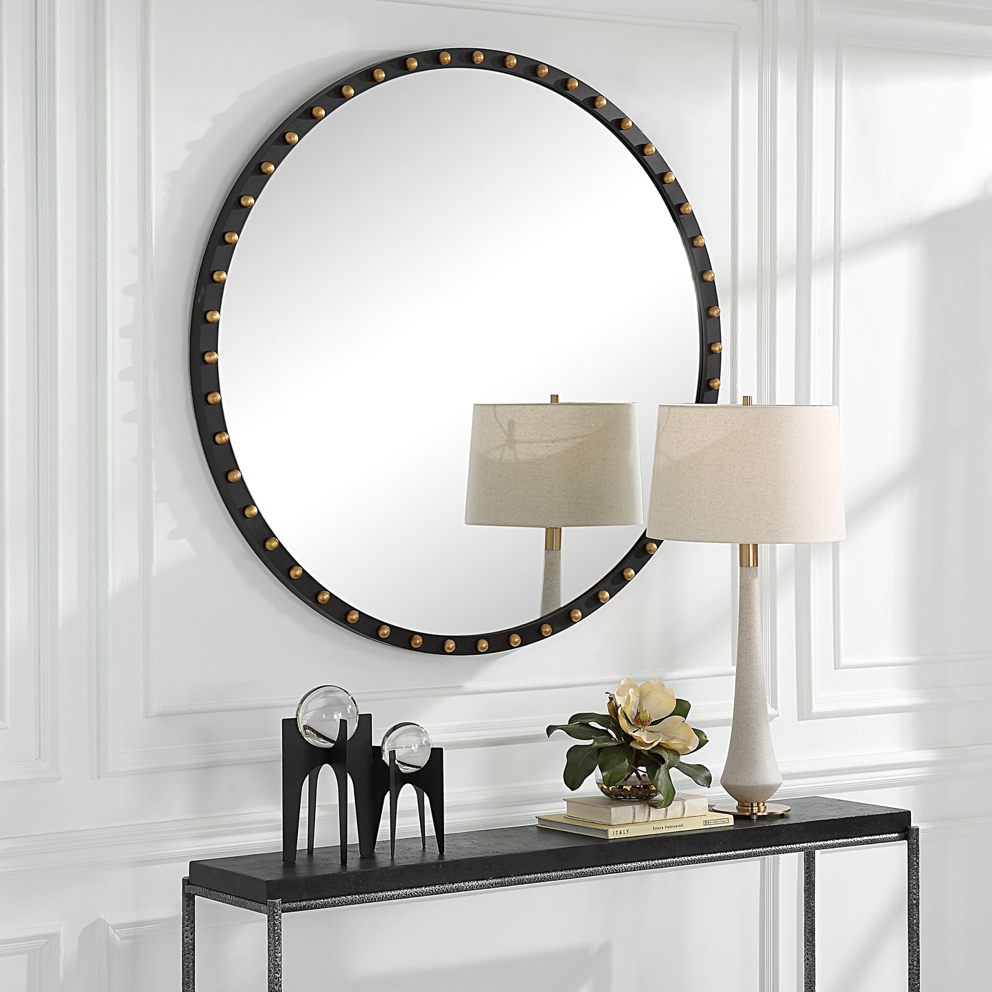 Uttermost Sele Oversized Round Mirror 09949