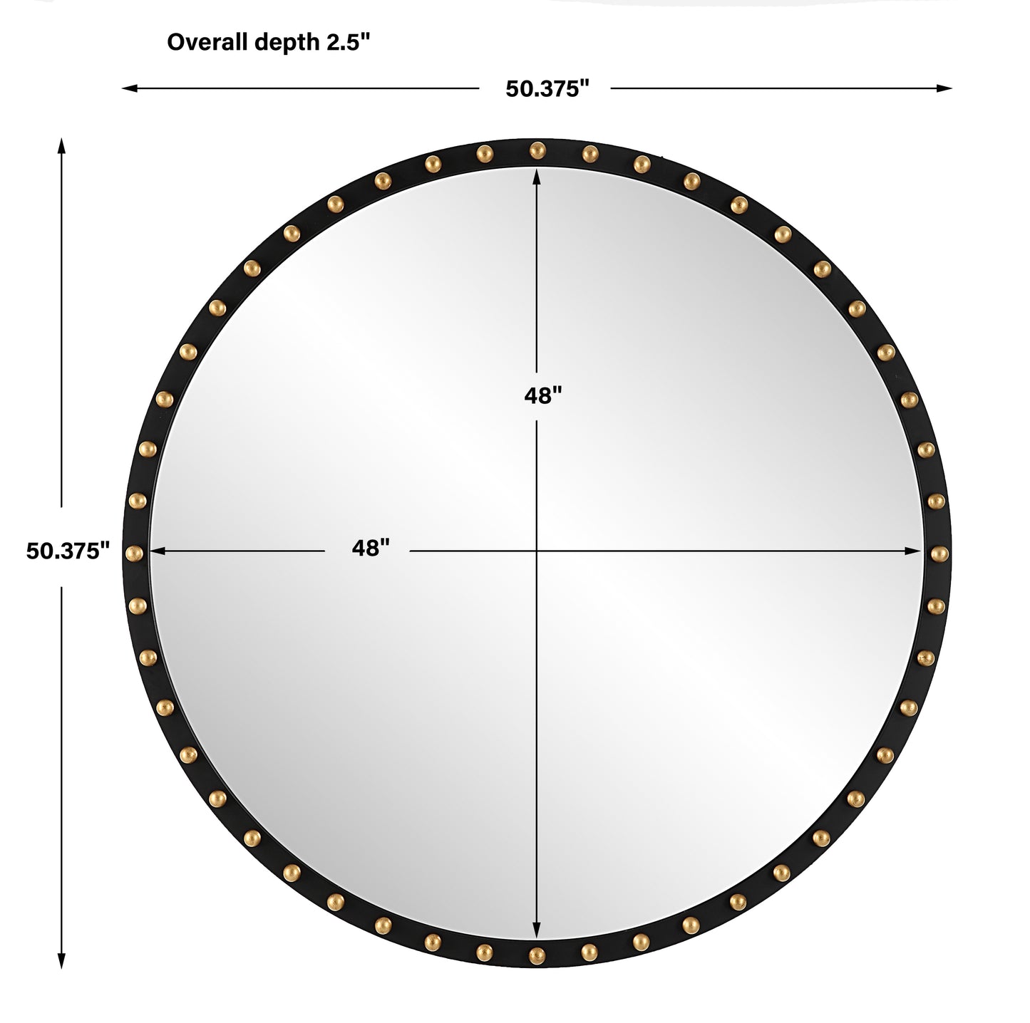 Uttermost Sele Oversized Round Mirror 09949