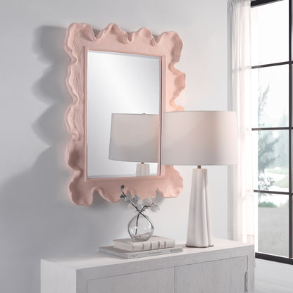 Uttermost Sea Coral Pink Mirror 09955