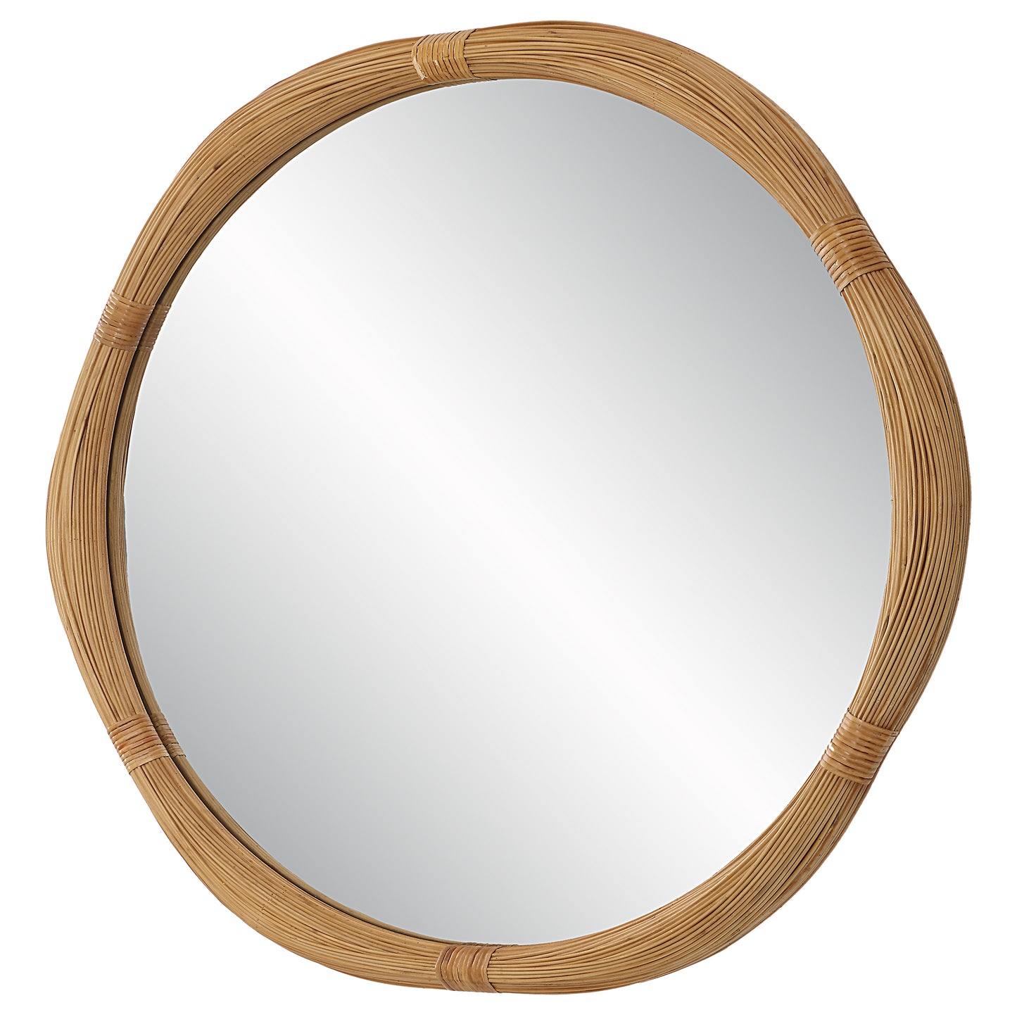 Uttermost Salina Round Bamboo Mirror 09960