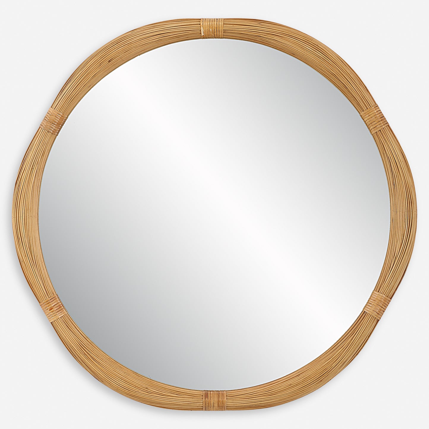 Uttermost Salina Round Bamboo Mirror 09960