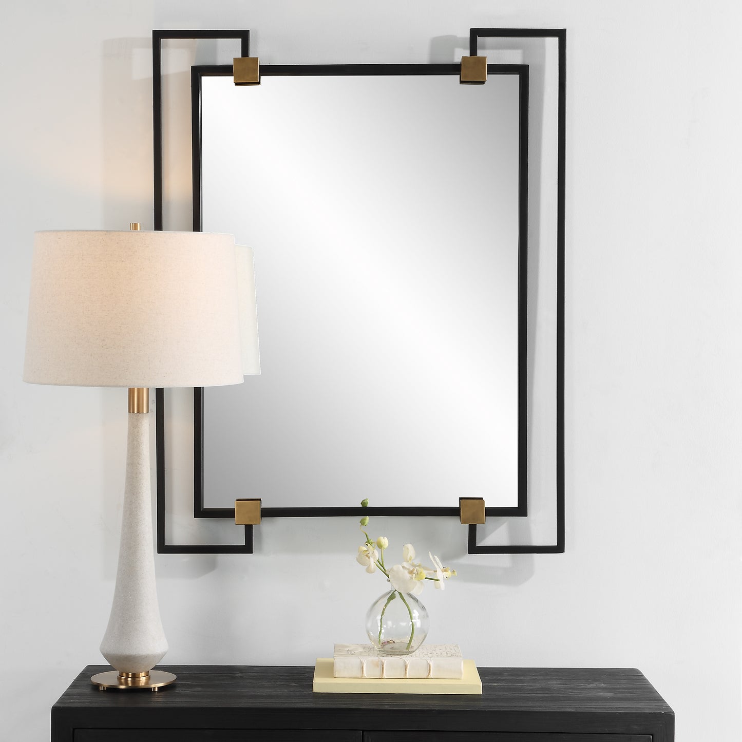 Uttermost Ivey Rectangle Industrial Mirror 09957