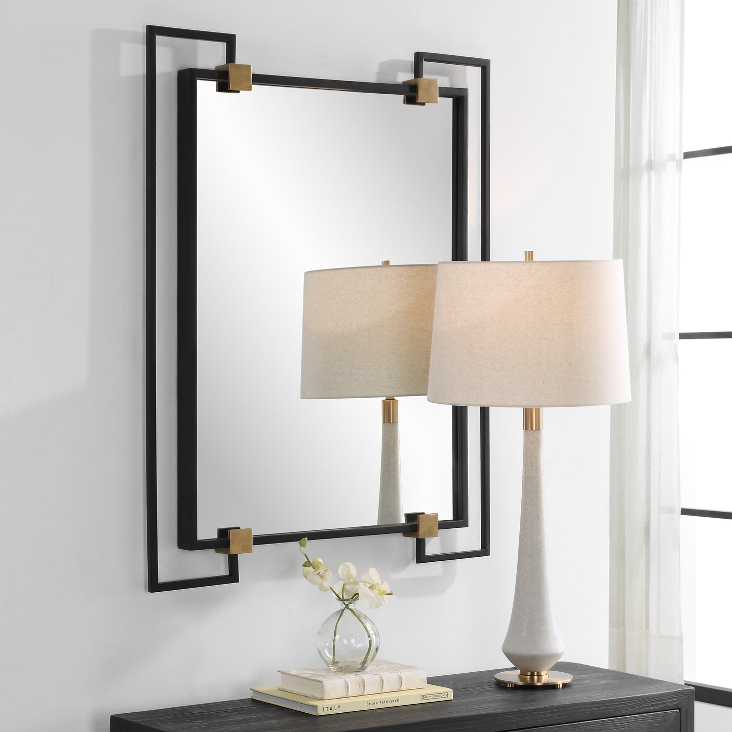 Uttermost Ivey Rectangle Industrial Mirror 09957