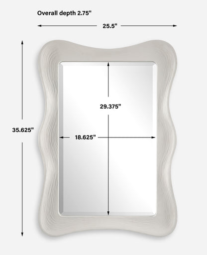 Uttermost Whitehaven Wavy Rectangle Mirror 09954