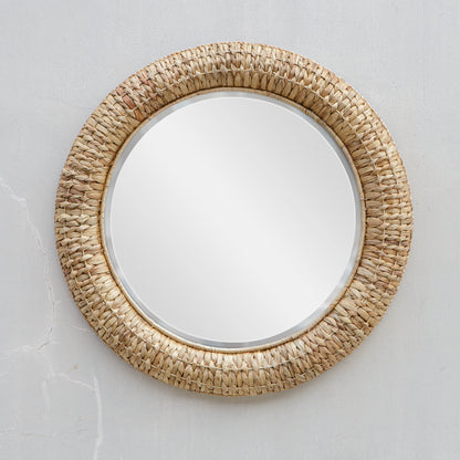 Uttermost Twisted Seagrass Round Mirror 08179