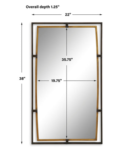 Lily Lifestyle Outer Frame Finished In A Distressed Rustic Bronze And Inner Frame A Lightly Antiqued Gold