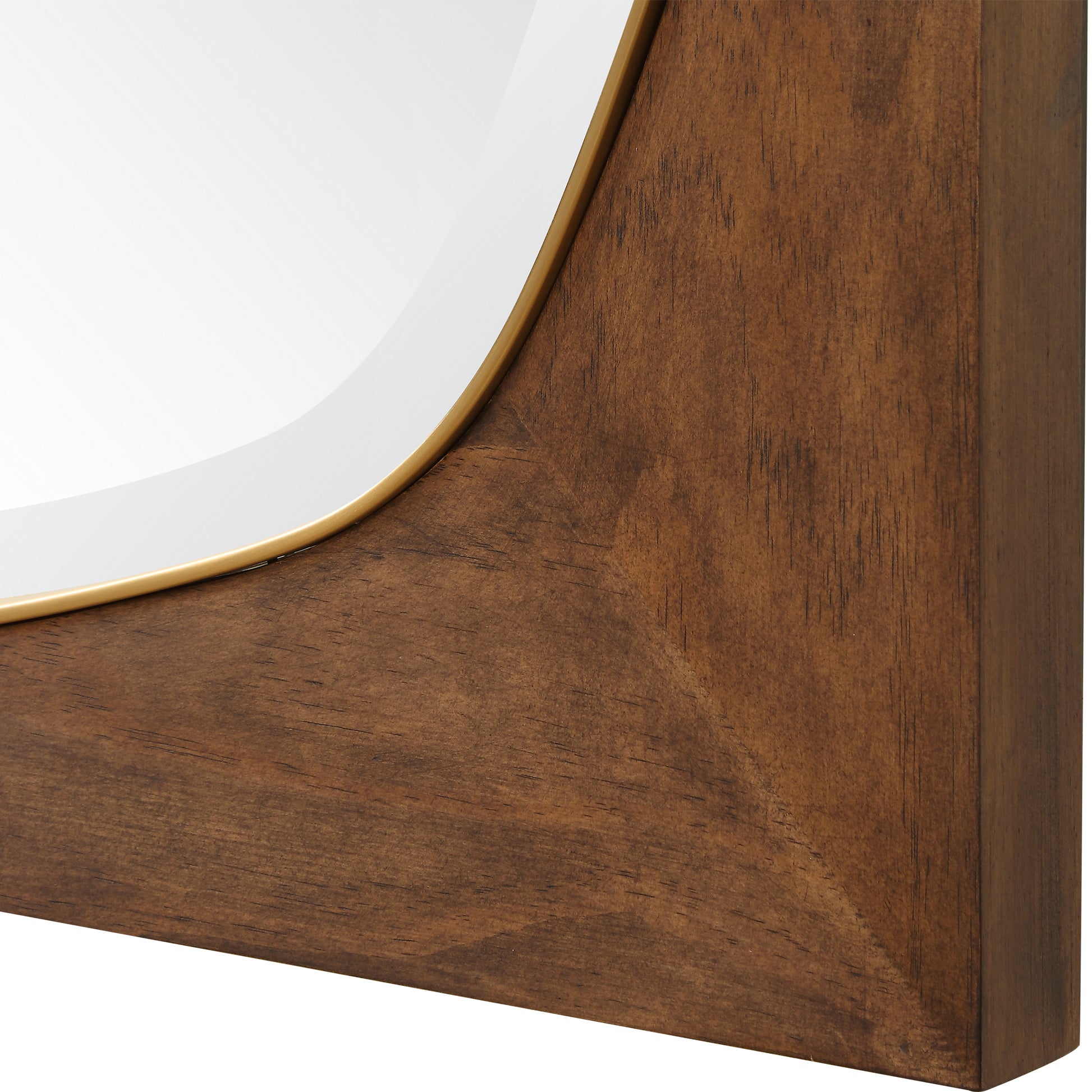 Uttermost Garonne Square Walnut Mirror 09973