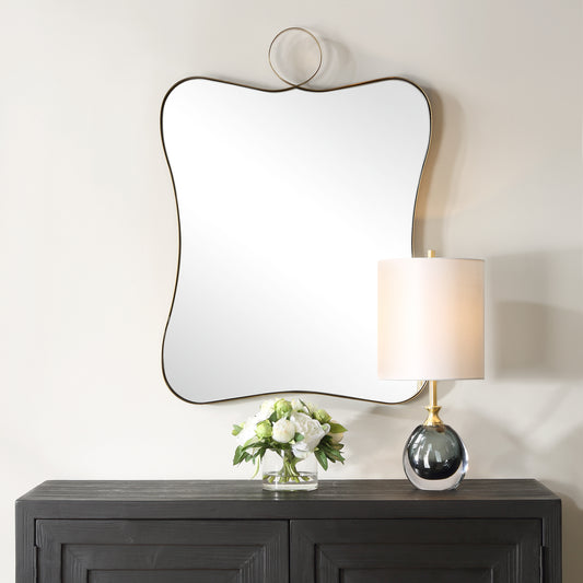 Uttermost Talia Brass Vanity Mirror 09974