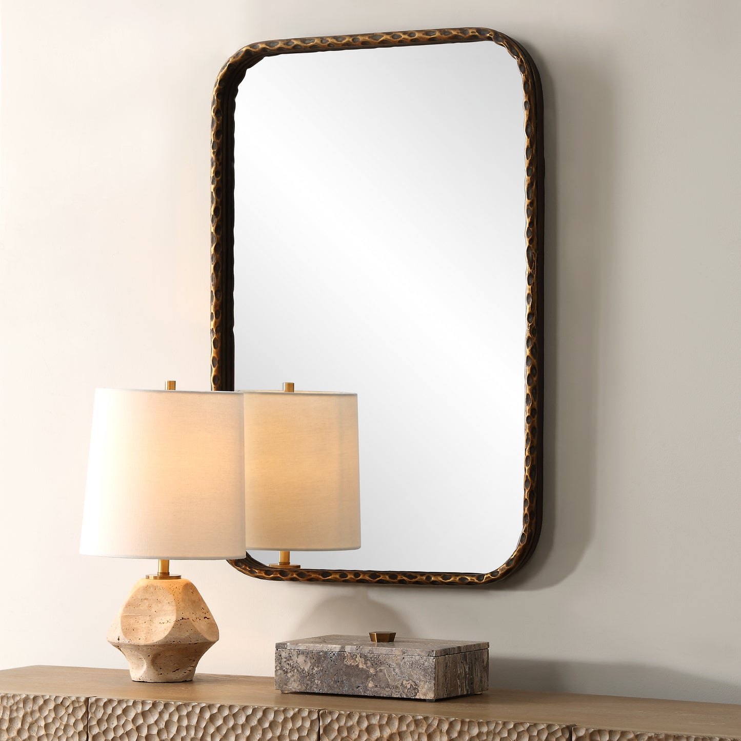 Uttermost A Little Knotty Bronze Vanity Mirror 09996