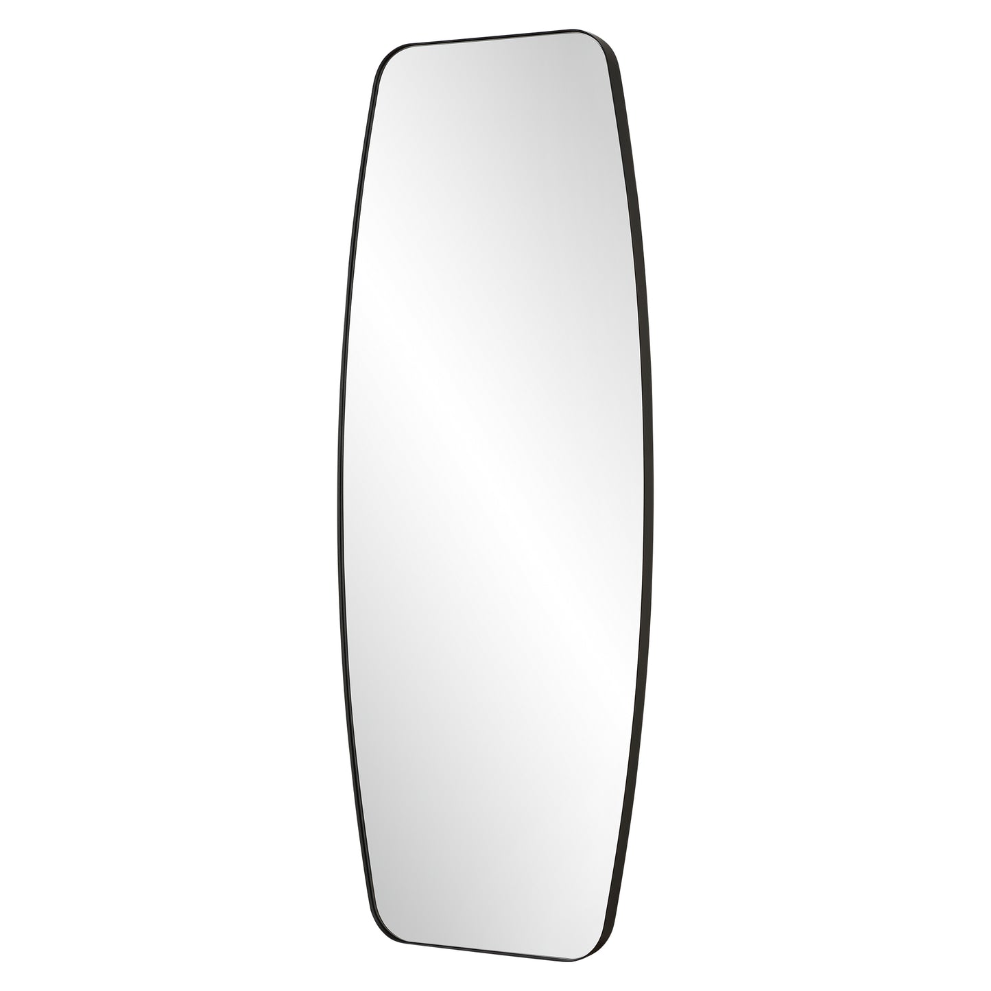 Uttermost Caspian Curved Black Dressing Mirror 09977