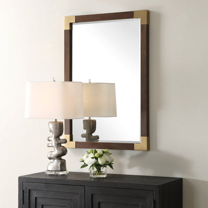 Uttermost Rhea Walnut Mirror 09979