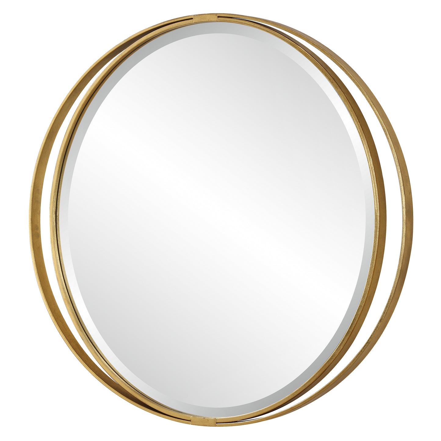 Uttermost Rhodes Gold Round Mirror 09991