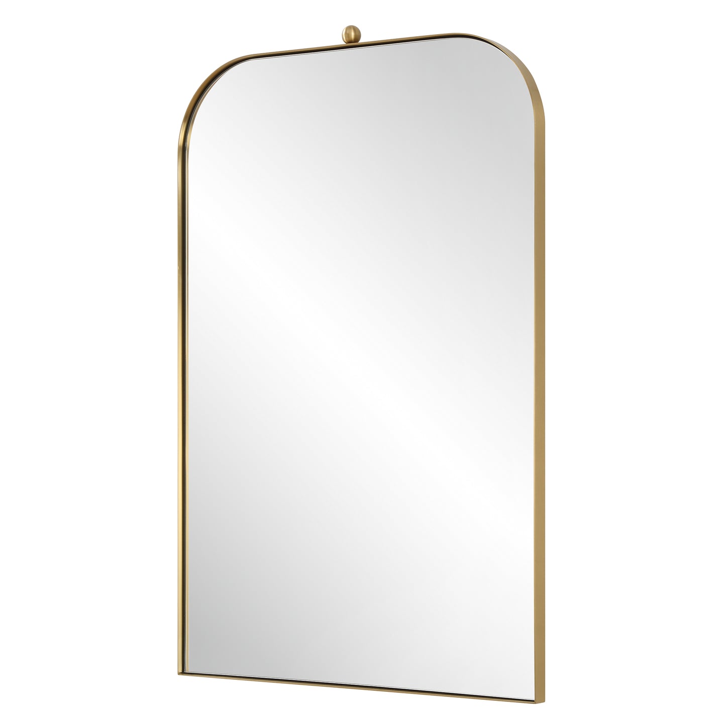 Uttermost Cassidy Brass Arch Mirror 08185