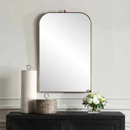 Uttermost Cassidy Brass Arch Mirror 08185