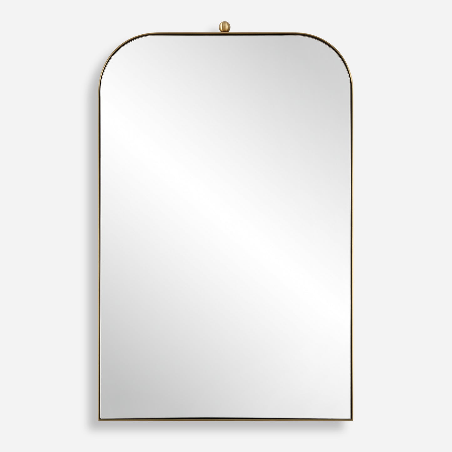 Uttermost Cassidy Brass Arch Mirror 08185