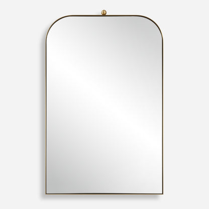 Uttermost Cassidy Brass Arch Mirror 08185