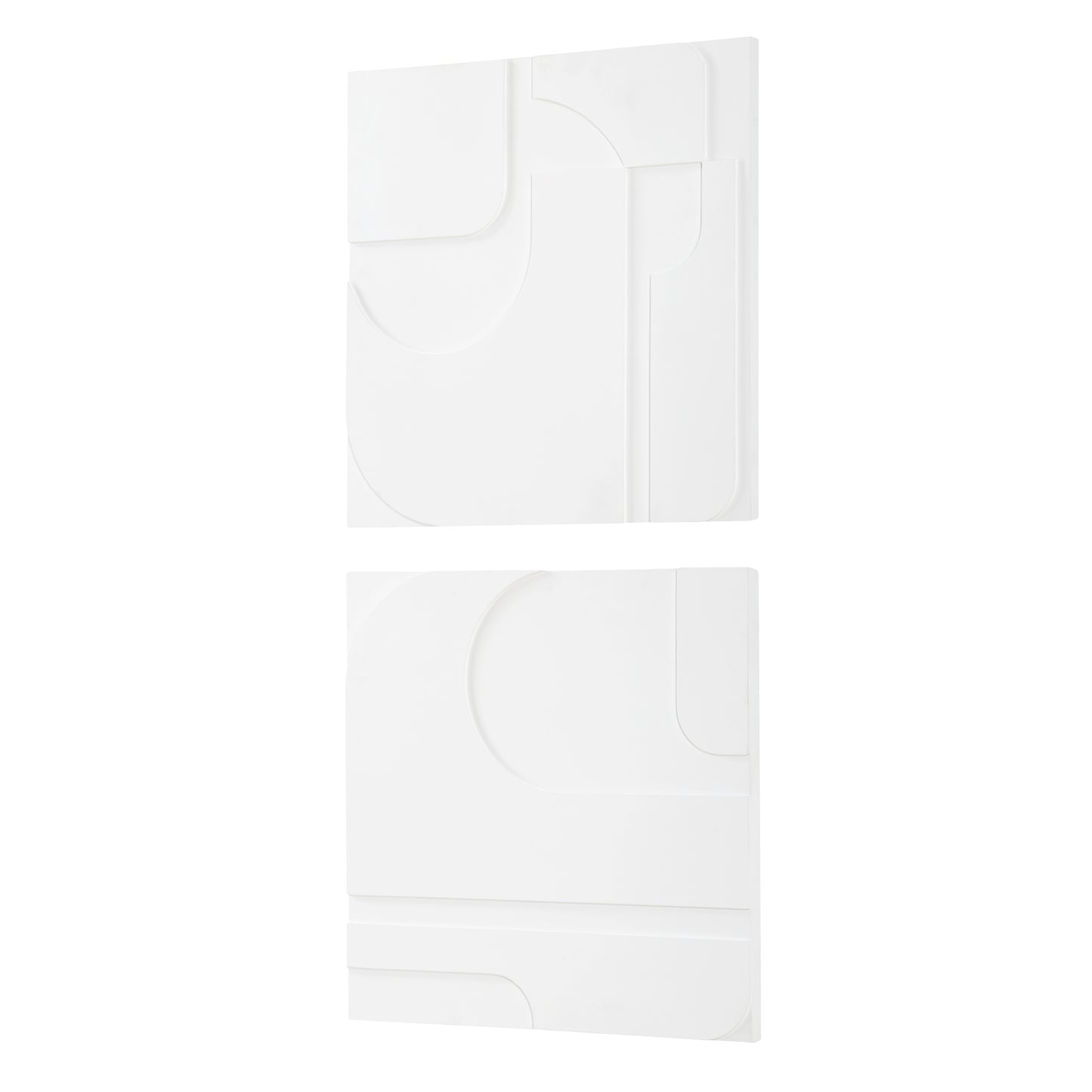 Uttermost Contours White Wall Decor, S/2 04373