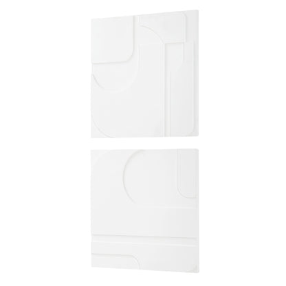 Uttermost Contours White Wall Decor, S/2 04373