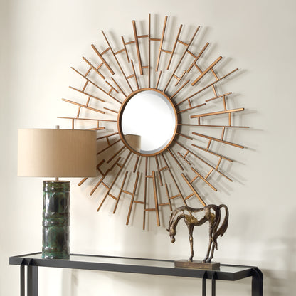 Uttermost Tangled Bronze Round Mirror 09995