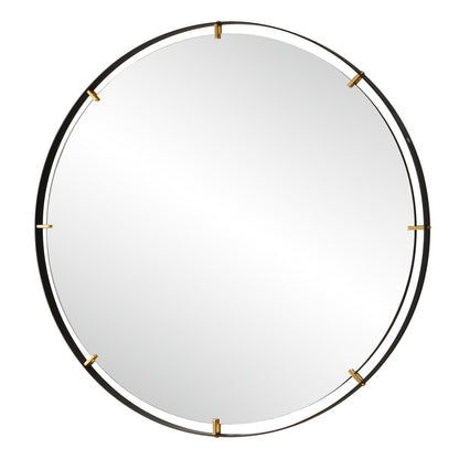 Uttermost Grand Pendulum Round Mirror 09982