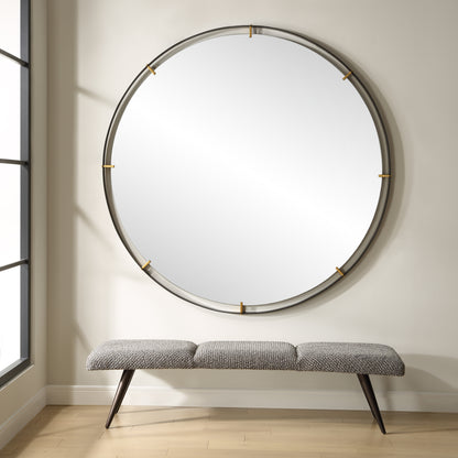 Uttermost Grand Pendulum Round Mirror 09982