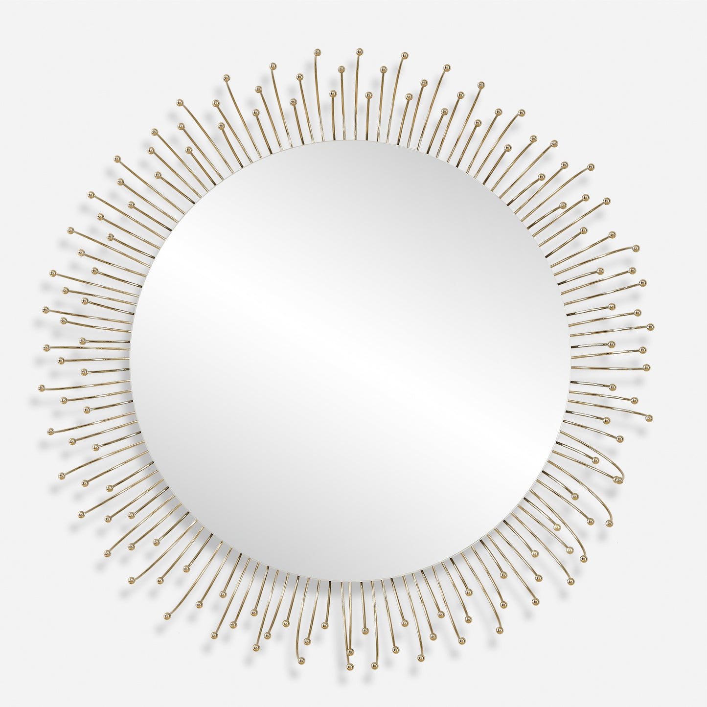 Uttermost Aga Round Gold Mirror 09985