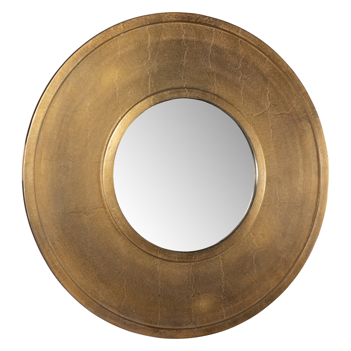 Uttermost Axel Round Brass Mirror 07088