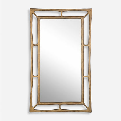 Uttermost Felix Brass Rectangle Mirror 08186