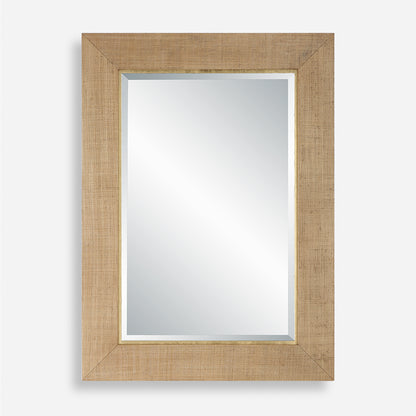 Uttermost Bungalow Grass Cloth Mirror 08208