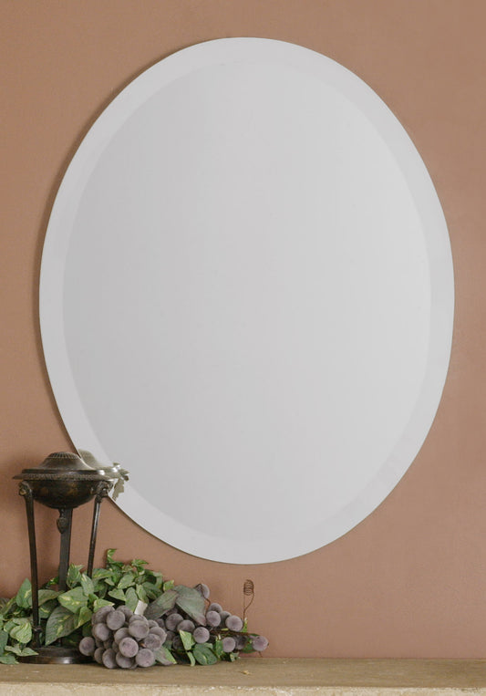 Uttermost Frameless Vanity Oval Mirror 19580 B