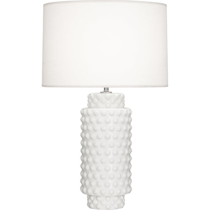 Robert Abbey  Matte Lily Dolly Table Lamp in Matte Lily Glazed Textured Ceramic MLY08