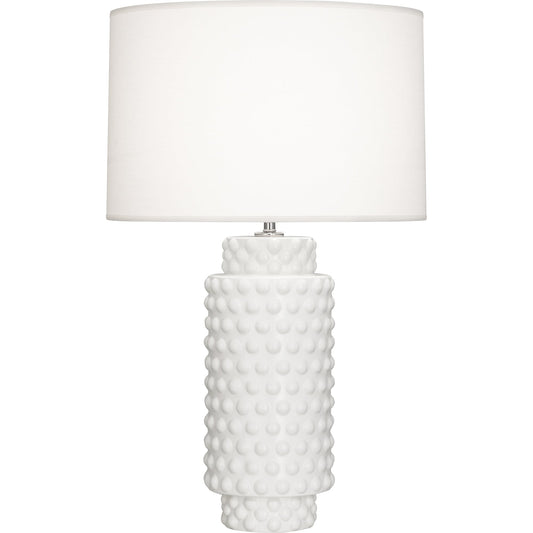 Robert Abbey  Matte Lily Dolly Table Lamp in Matte Lily Glazed Textured Ceramic MLY08