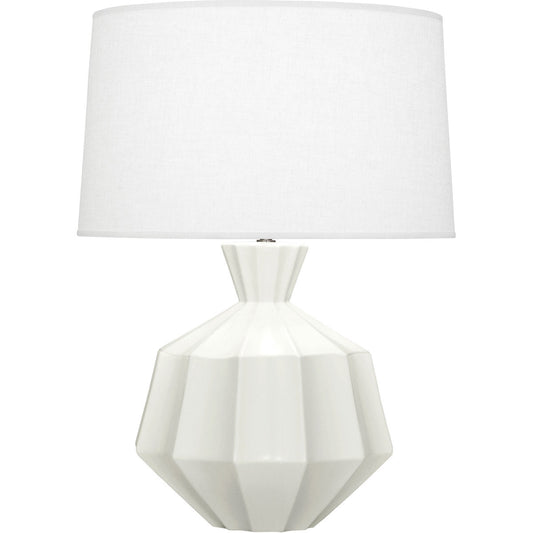 Robert Abbey  Matte Lily Orion Ceramic Table Lamp in Matte Lily Glazed Ceramic MLY17