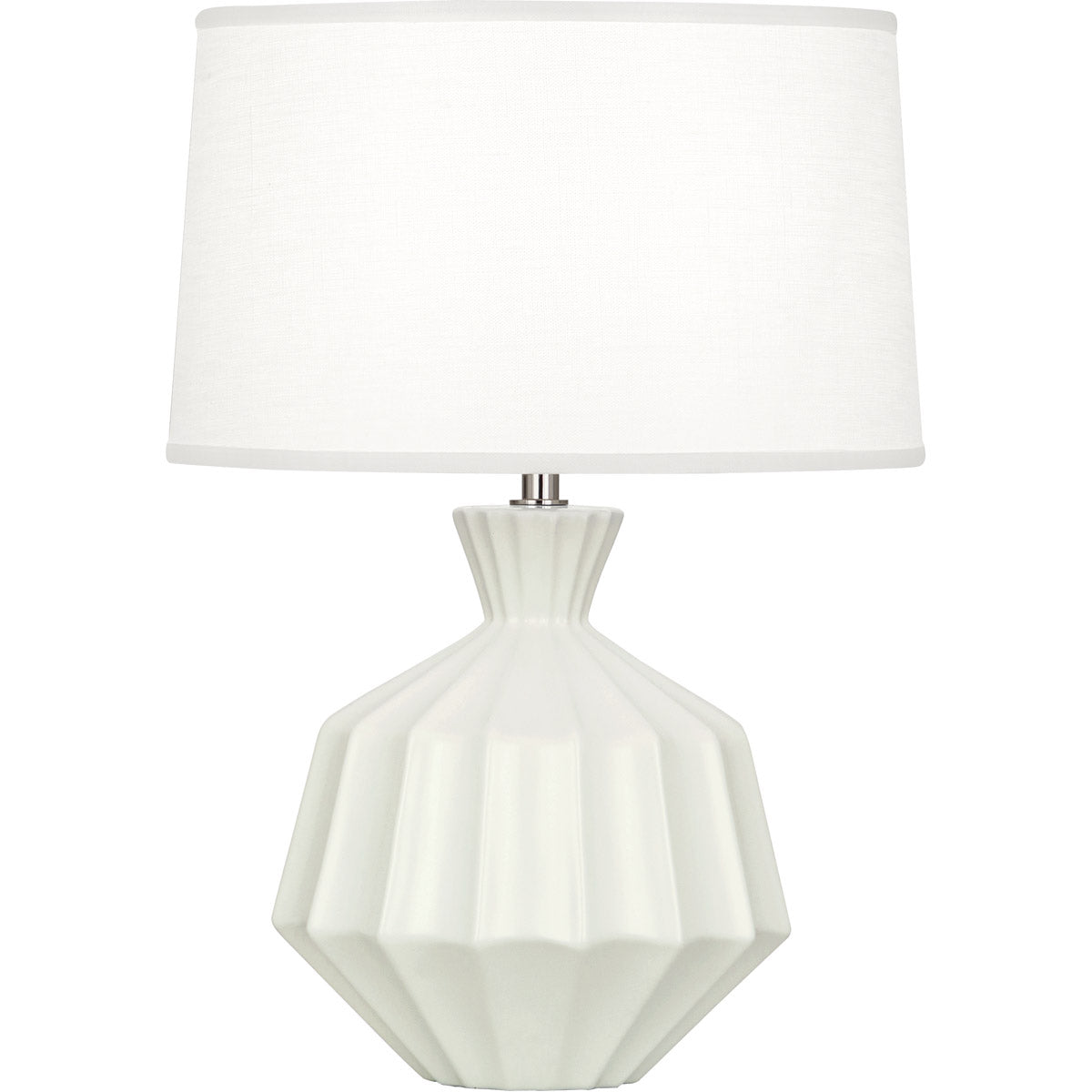 Robert Abbey  Matte Lily Orion Ceramic Table Lamp in Matte Lily Glazed Ceramic MLY18