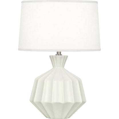 Robert Abbey  Matte Lily Orion Ceramic Table Lamp in Matte Lily Glazed Ceramic MLY18