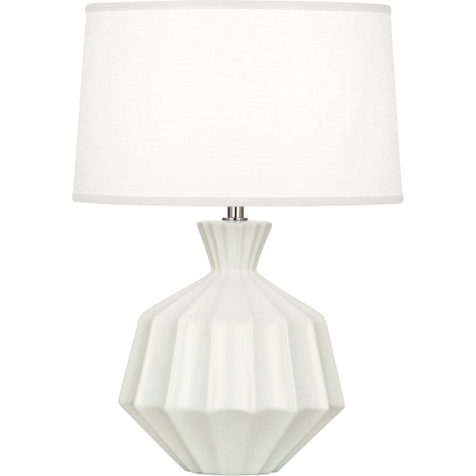 Robert Abbey  Matte Lily Orion Ceramic Table Lamp in Matte Lily Glazed Ceramic MLY18