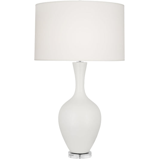 Robert Abbey  Matte Lily Audrey Table Lamp in Matte Lily Glazed Ceramic MLY80