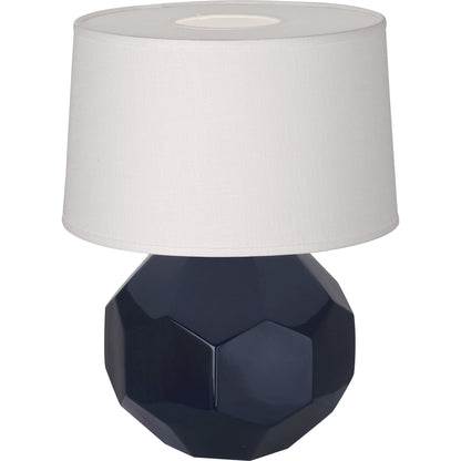 Robert Abbey  Matte Midnight Blue Franklin Accent Lamp in Matte Midnight Blue Glazed Ceramic MMB02