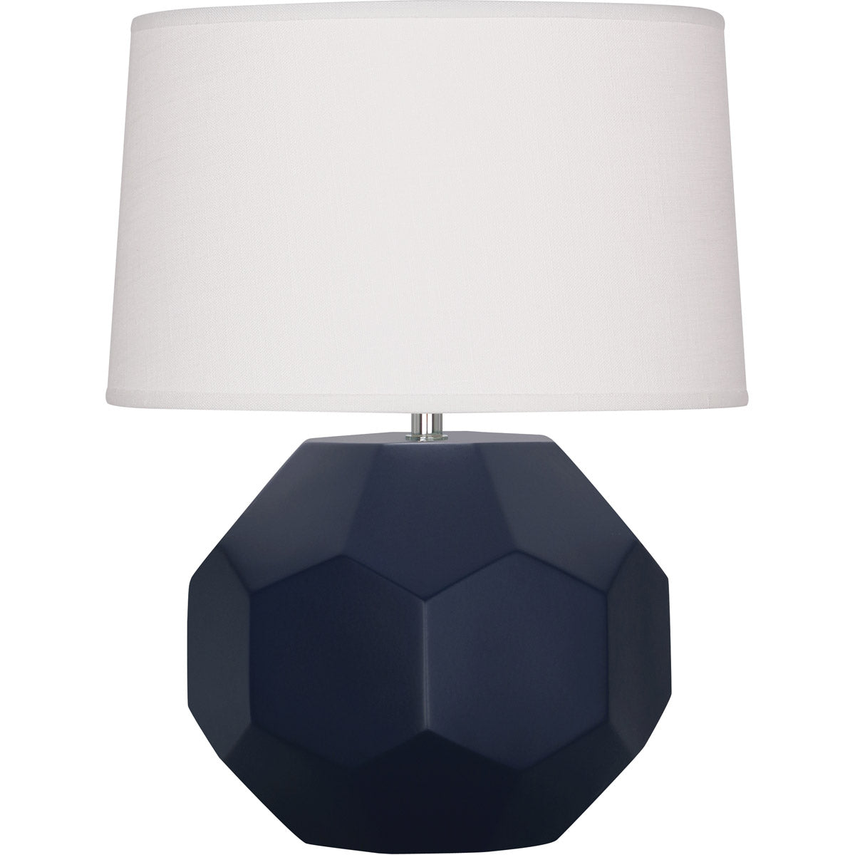 Robert Abbey  Matte Midnight Blue Franklin Accent Lamp in Matte Midnight Blue Glazed Ceramic MMB02