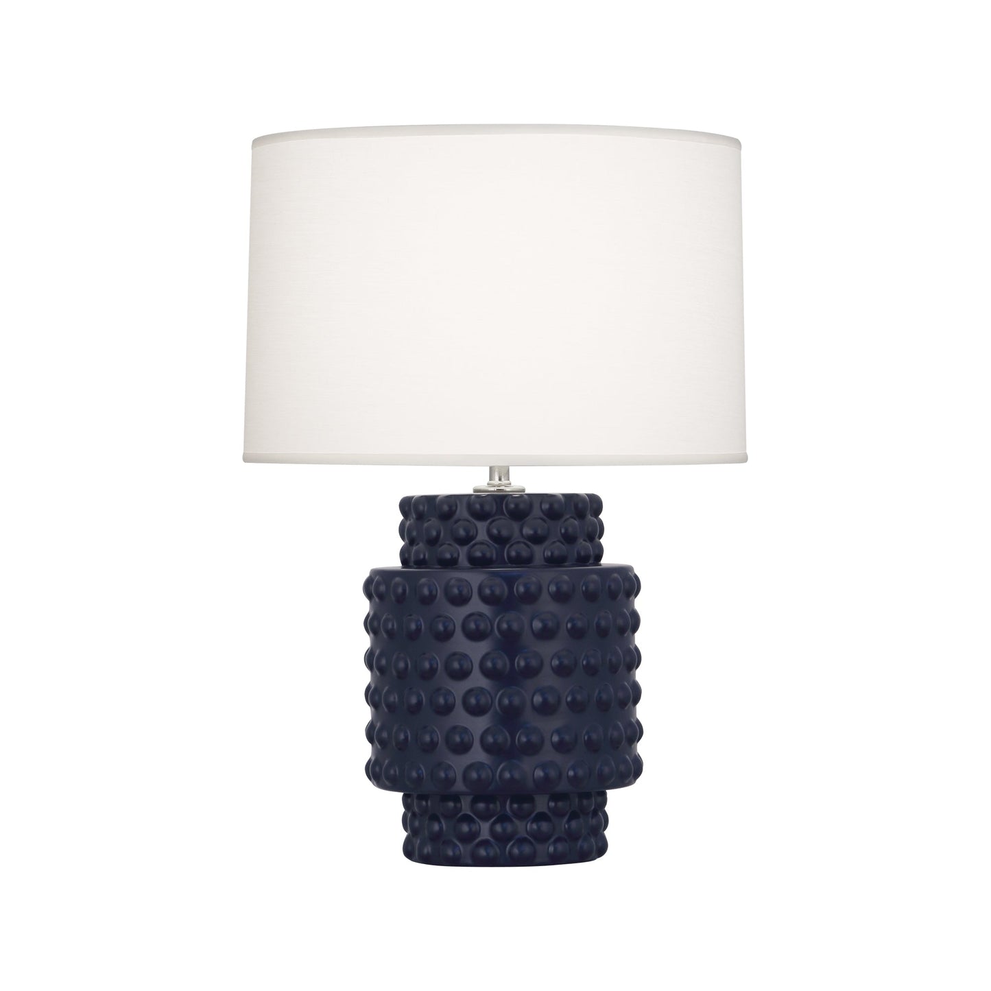 Robert Abbey  Matte Midnight Blue Dolly Accent Lamp in Matte Midnight Blue Glazed Textured Ceramic MMB09