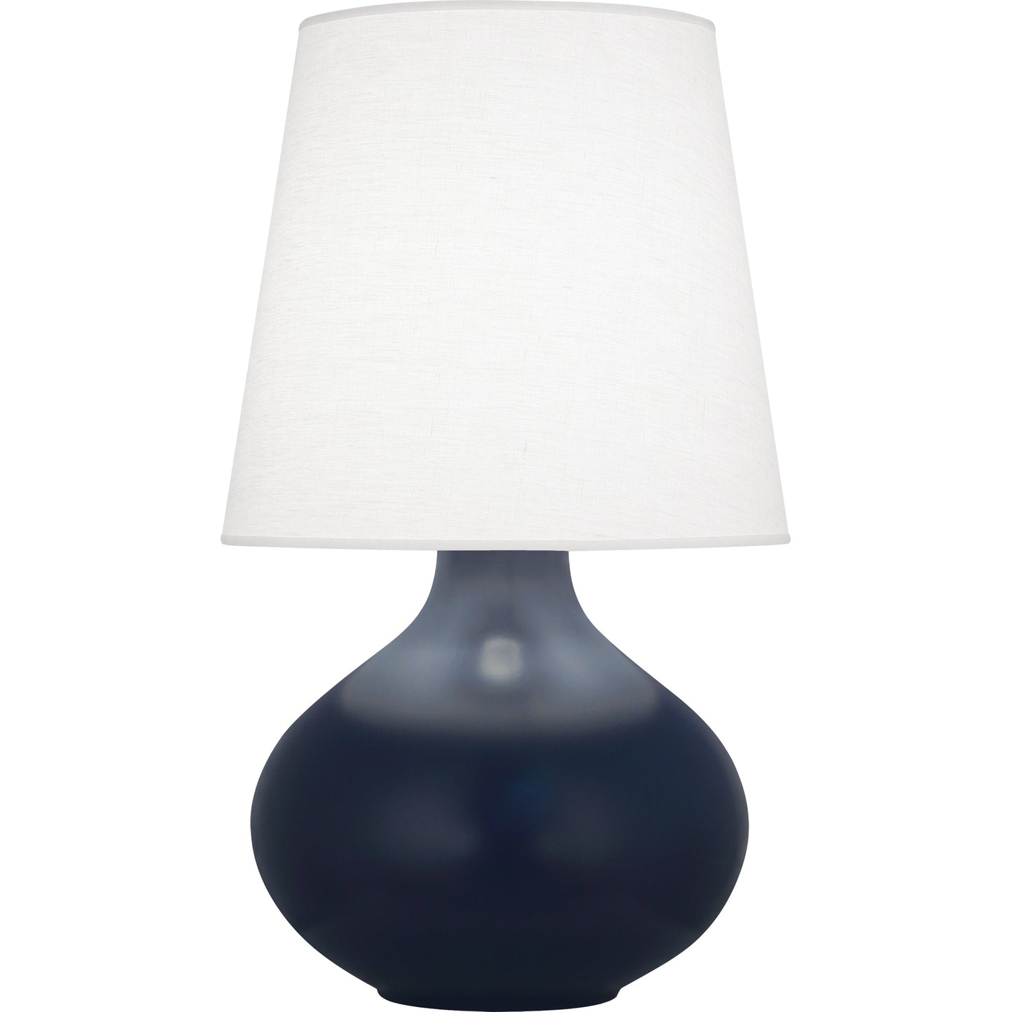 Robert Abbey  Matte Midnight Blue June Table Lamp in Matte Midnight Blue Glazed Ceramic MMB99