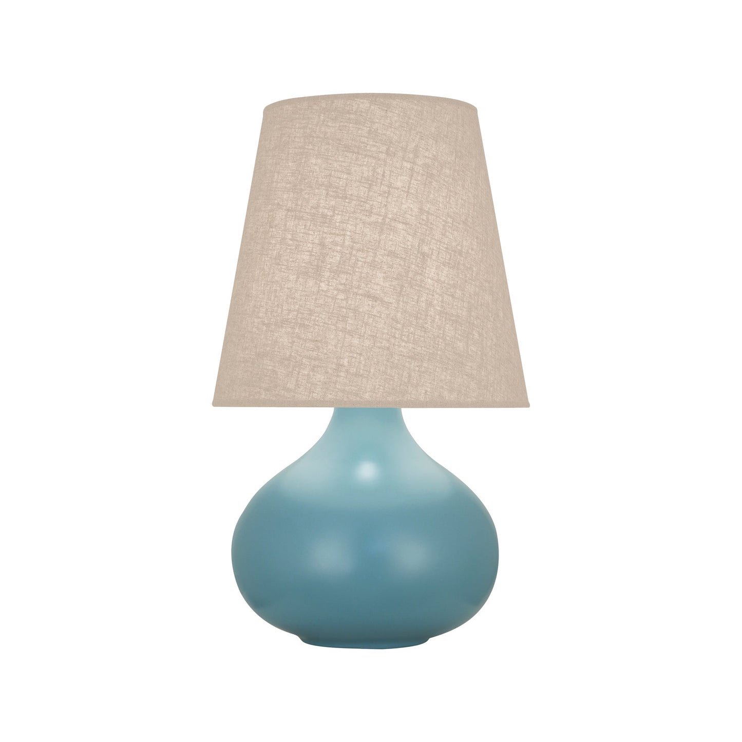 Robert Abbey  Matte Steel Blue June Accent Lamp in Matte Steel Blue Glazed Ceramic MOB91