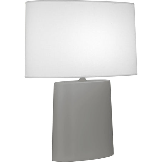 Robert Abbey  Matte Smoky Taupe Victor Table Lamp in Matte Smoky Taupe Glazed Ceramic MST03