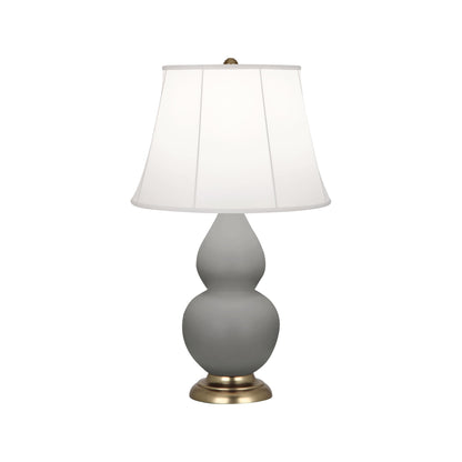 Robert Abbey  Matte Smoky Taupe Small Double Gourd Accent Lamp in Matte Smoky Taupe Glazed Ceramic MST14