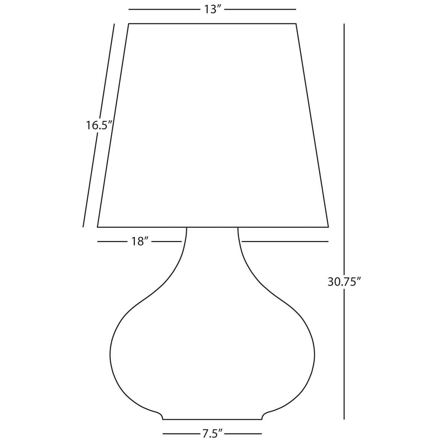 Robert Abbey  Matte Smoky Taupe June Table Lamp in Matte Smoky Taupe Glazed Ceramic MST98