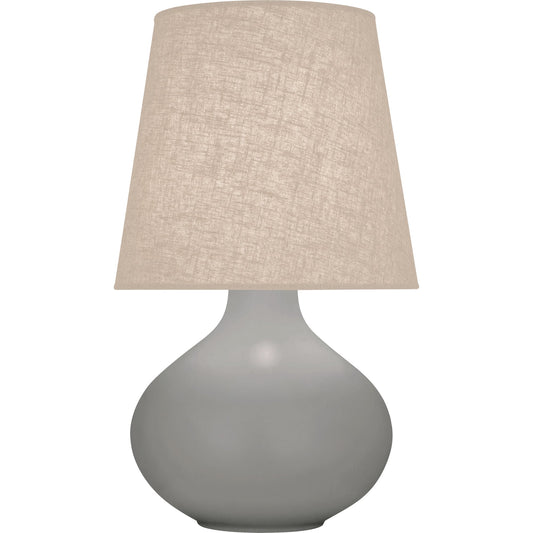 Robert Abbey  Matte Smoky Taupe June Table Lamp in Matte Smoky Taupe Glazed Ceramic MST98