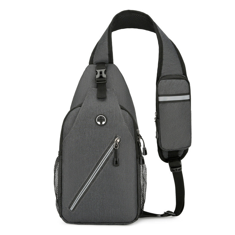 New Multifunctional Men's Shoulder Crossbody Bag Male Hard-Wearing Canvas Backpack