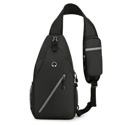 New Multifunctional Men's Shoulder Crossbody Bag Male Hard-Wearing Canvas Backpack